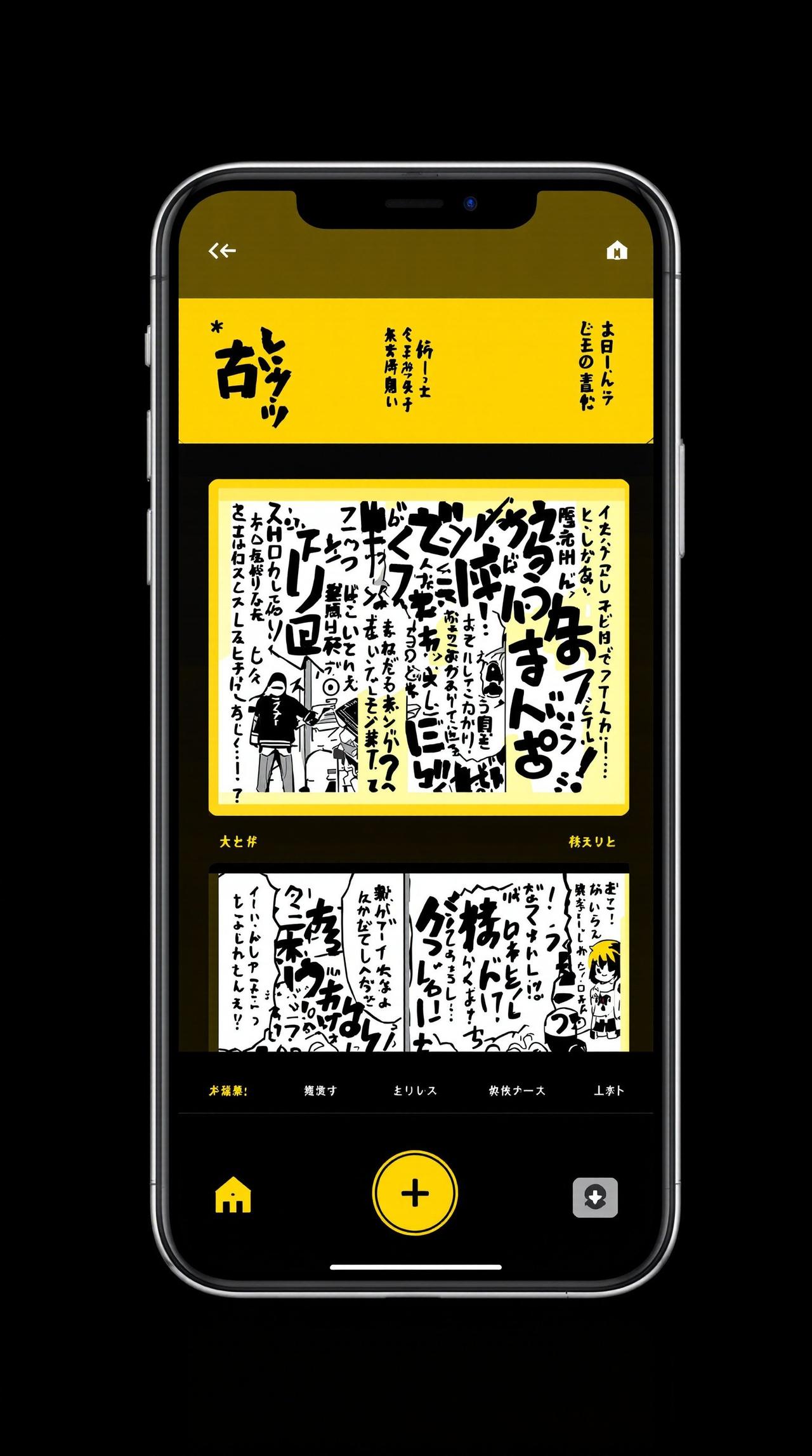 六漫画APP界面展示 - 阅读界面